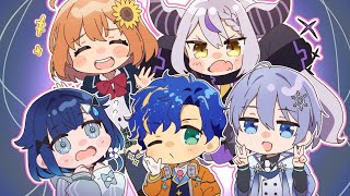 【VALORANT】初顔合わせ！！【白雪レイド 紡木こかげ 本間ひまわり ラプラス・ダークネス アステル・レダ】