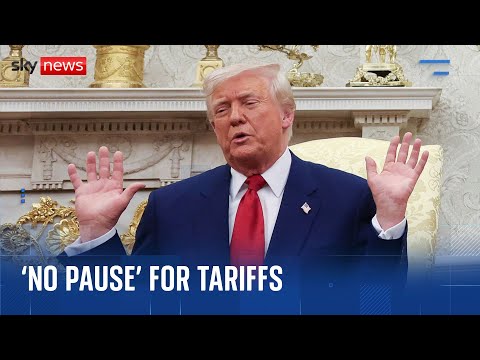 Tariffs latest: Market meltdown, Trump threatens China and Musk 'disagrees' with president in X post