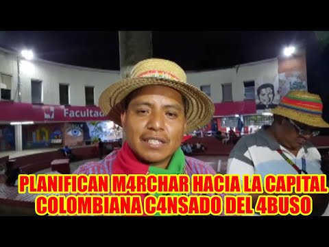 MENSAJE DE LOS DIRIGENTES NACIONAL DE COLOMBIA EL P4RO CONTINUA LA LUCH4 ES DEL PUEBLO..