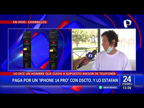 Chorrillos:  joven fue estafado con más de 11 mil soles tras comprar equipos celulares