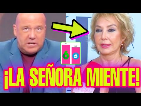 Alfonso Arús DESTROZA y HUNDE a Ana Rosa Quintana y Telecinco por la GUERRA de AUDIENCIAS