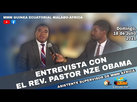 Entrevista con el Pastor Nze OBAMA | Asistente supervisor de África | Domingo, 18-07-2021