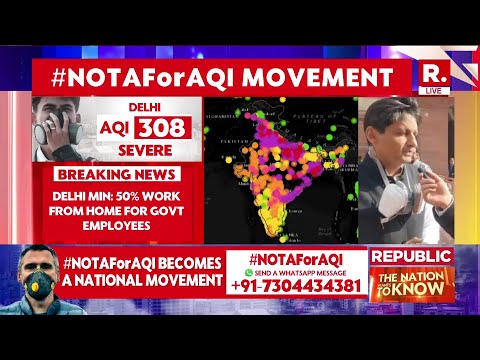 NOTA For AQI: Confronted By Republic, Delhi Minister Sirsa Says Ask Kejriwal On 10 Yr Record