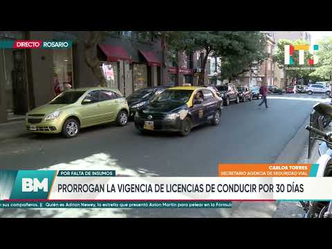 Prorrogan la vigencia de licencias de conducir por 30 días