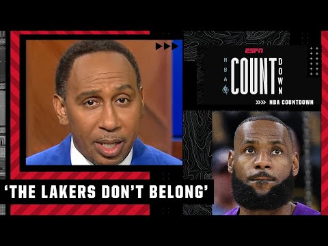 'SADNESS': Stephen A. says the Lakers KNEW they didn't belong vs. Warriors | NBA Countdown video clip