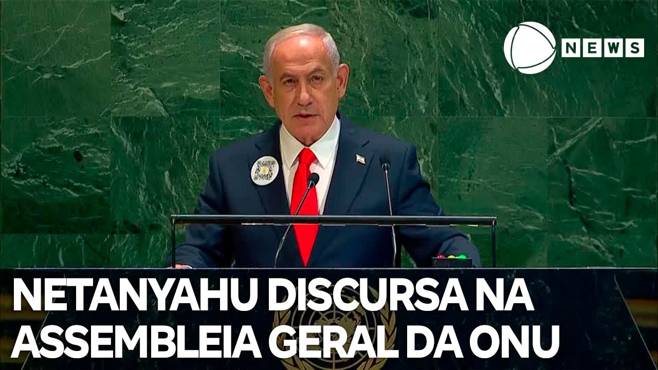 Benjamin Netanyahu faz discurso na Assembleia Geral