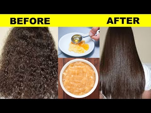 Permanent Hair Straightening at Home with Natural Ingredients  Hair straightening cream
