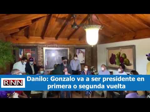 Danilo: Gonzalo va a ser presidente en primera o segunda vuelta