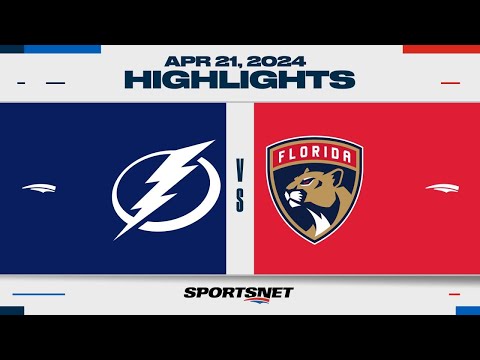 NHL Game 1 Highlights | Lightning vs. Panthers - April 21, 2024