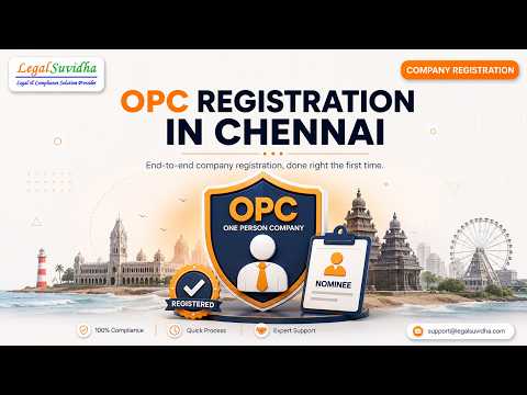 One Person Company Registration in Chennai