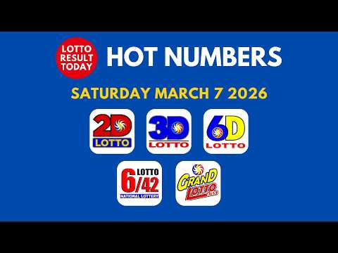 Hot Lotto Numbers March 7 2026