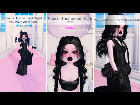DRESS TO IMPRESS ENCHANTED NIGHT (3rd🏆) | Dress To Impress Enchanted Night Theme Outfit Ideas | DTI