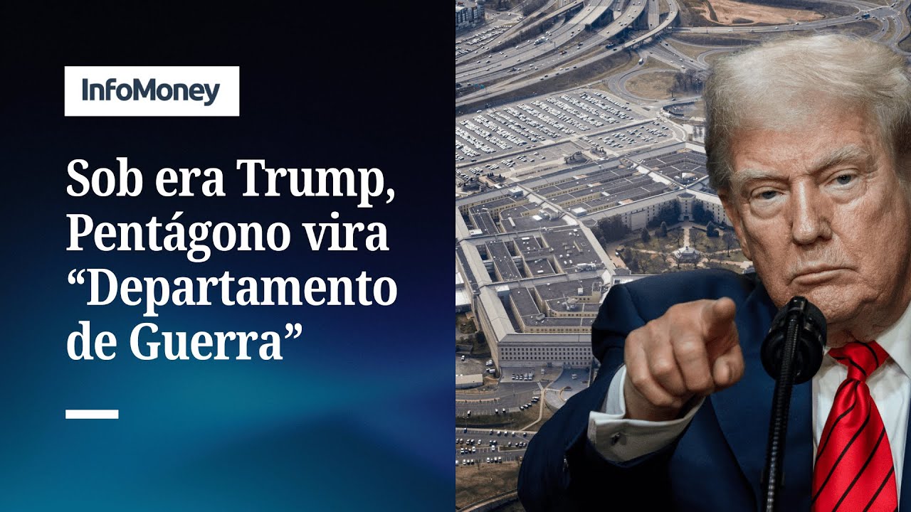 Departamento de Guerra Trump muda nome do Pentágono | InfoMoney News