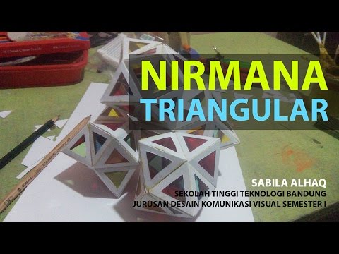 Cara Membuat Nirmana Triangular