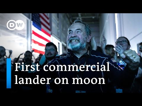 US spacecraft lands on the moon for the first time in more than half a century | DW News