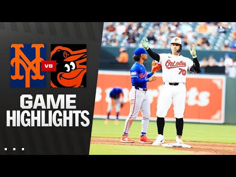 Mets vs. Orioles Game 2 Highlights (7/10/25) | MLB Highlights
