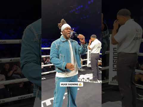 KSI announces Michael Venom Page as the newest MF Sports signing 🔥 #misfitsboxing
