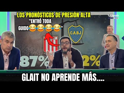 Glait no aprende más!!! Pronósticos de Presión Alta Boca vs Estudiantes!!!