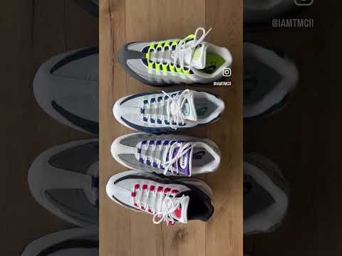 Air Max 95 Original Colors Neon Grape Comet Slate Blue