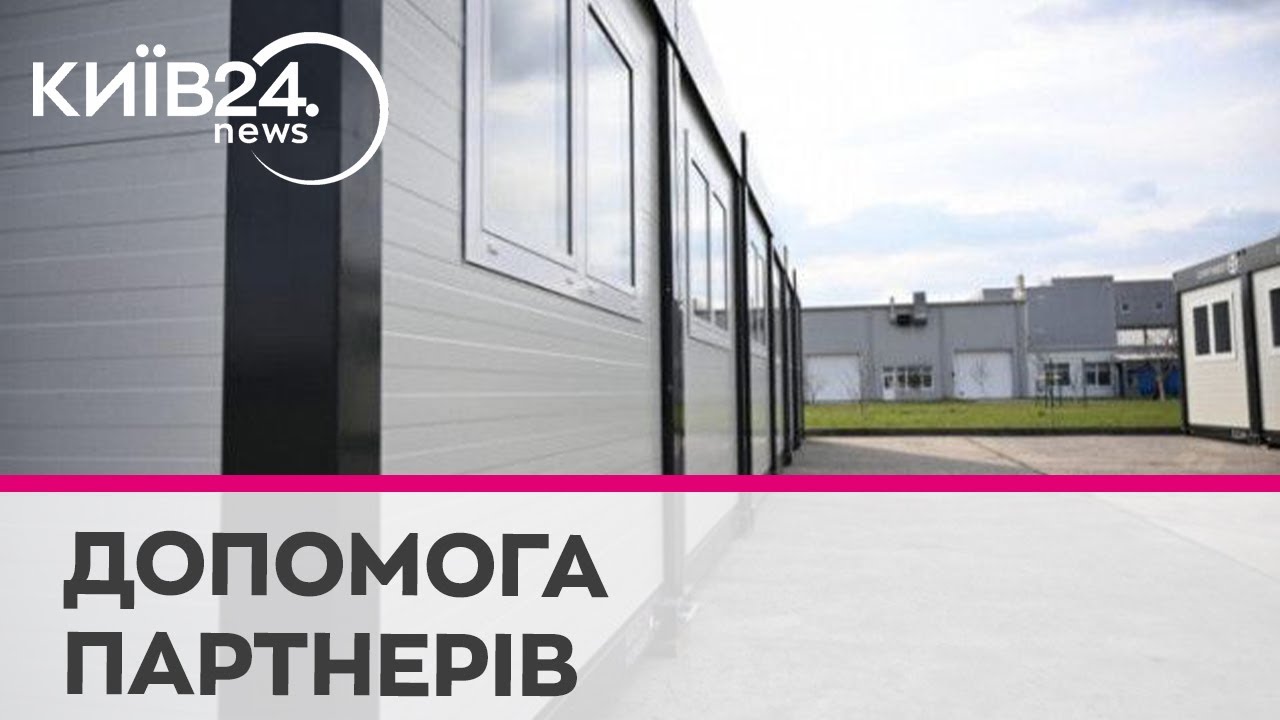 Mobiliosios gyvenvietės karo pabėgėliams atidarymas Borodyankoje