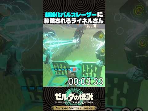 超強化パルスレーザーに秒殺されるライネルさん【ゼルダの伝説 ティアキン】