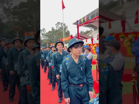 Lên đường nhập ngũ mang theo chí trai lên đường #respect #bodoivietnam #bodoicuho #quandoivietnam