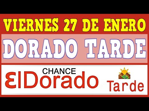 Resultado El DORADO TARDE VIERNES 27 De ENERO De 2023
