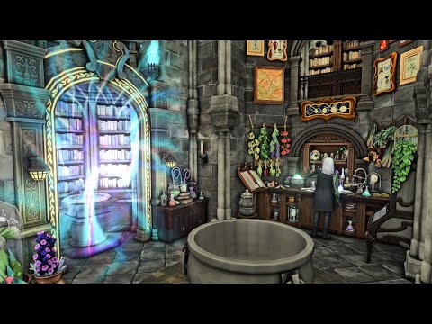 Planetarium, Library & Alchemy Lab | The Sims 4 Stop Motion Build | Residential/Business