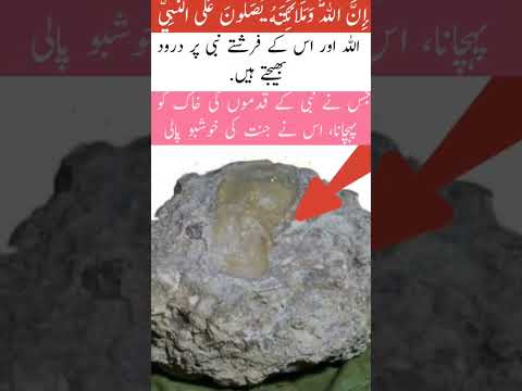 The blessed footsteps of Hazrat Muhammad on Kalapar Mountain#trending #islamic #islamicstatus #love