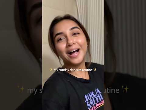 My Sunday Skincare Routine #shorts @MostlySane