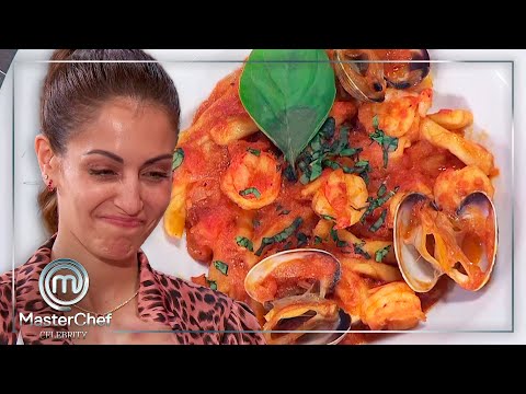 ¿Será realmente mediterránea la pasta de Hiba? ¡La REACCIÓN de los jueces! | MChef Celebrity 9