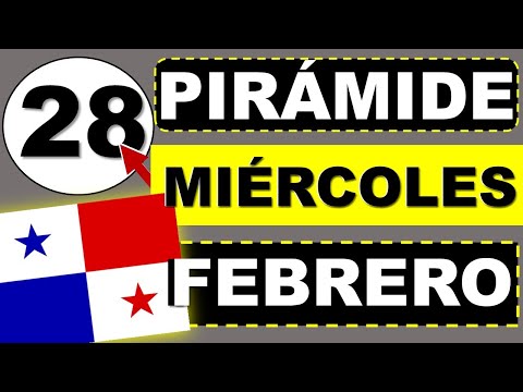 Pirámide de la Lotería de Panamá para Miércoles 28 Febrero 2024 Decenas Suerte Sorteo Miercolito Hoy