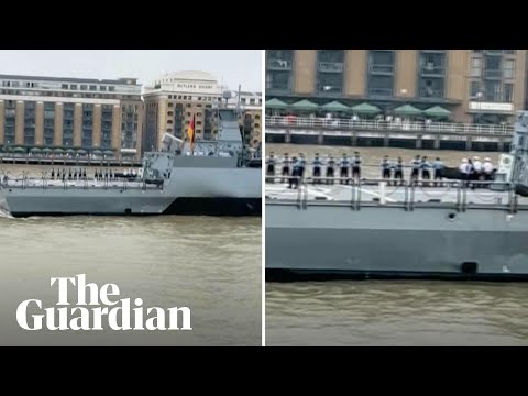 German Navy blasts Darth Vader's Imperial March from its warship in London