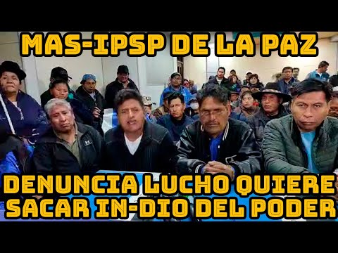 MAS-IPSP DEPARTAMENTAL DE LA PAZ DEJAN CLARO EL UNICO LIDER ES EVO MORALES Y CANDIDATO UNICO..