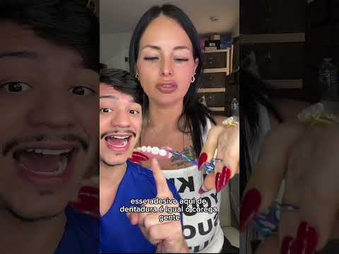 Ela tem Chiclete grudado pra sempre nos dentes?!