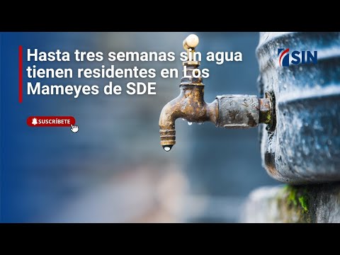 Hasta tres semanas sin agua tienen  residentes en Los Mameyes de SDE