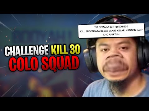 Challange Kali Ini! No Ngendok! Ngegas Terus! Sampai Mecahin Rekorku Solo Squad Kill 31