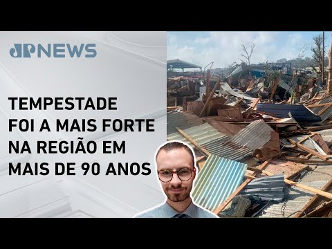 Ciclone Chido destrói Mayotte, na costa da África; Fabrizio Neitzke comenta