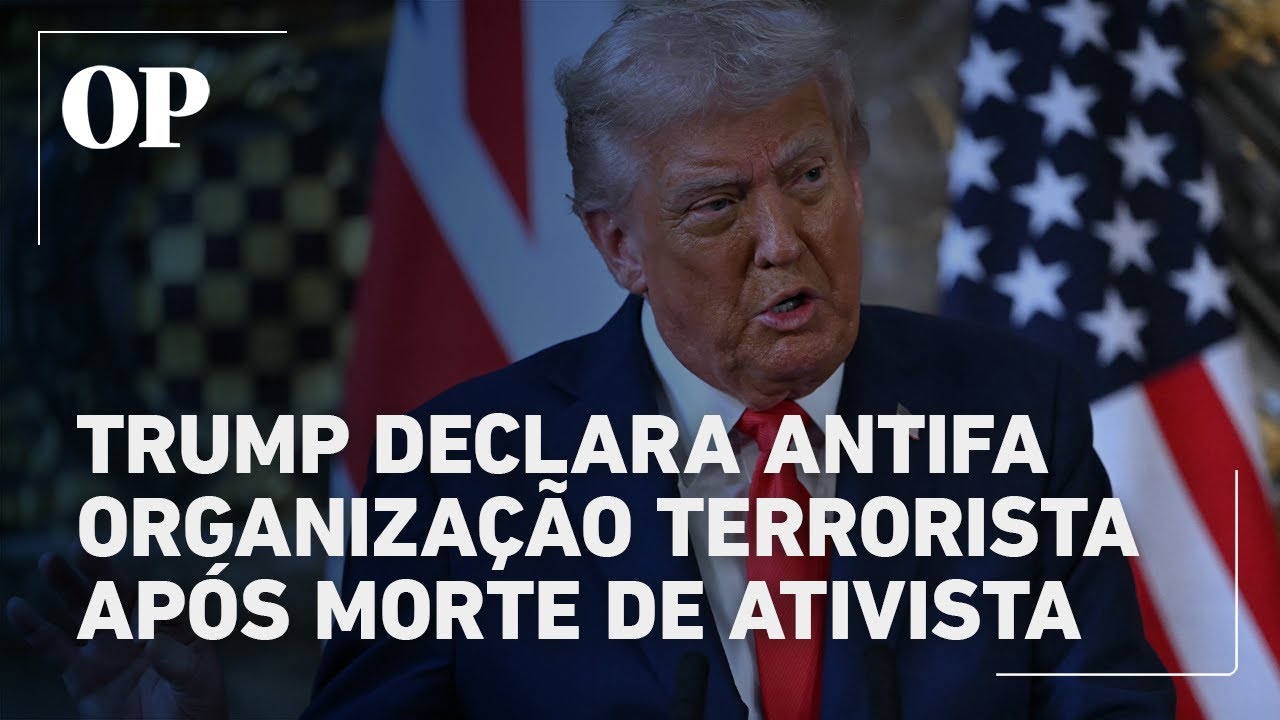 Trump classifica Antifa como organização terrorista após morte de ativista de direita