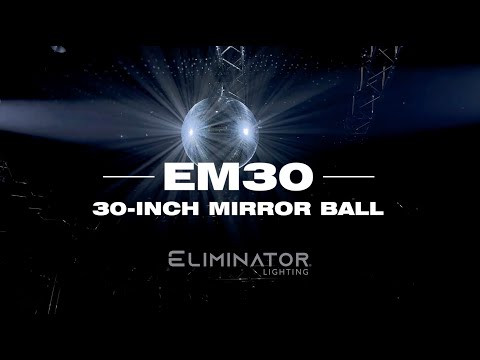 Eliminator Lighting EM30 Mirror Ball Demo