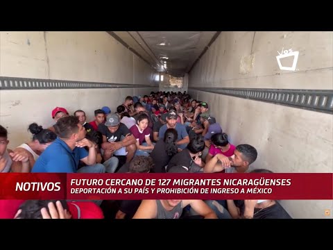 127 nicas encontrados en un trailer en México serán deportados