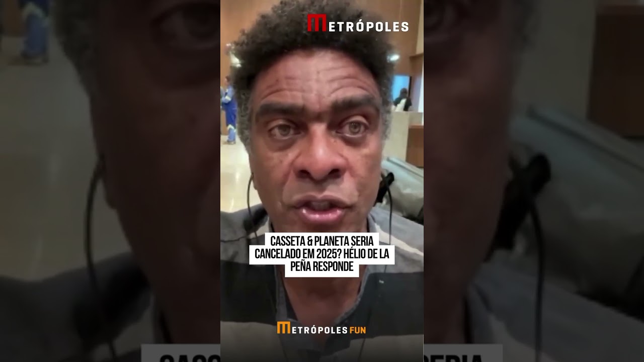 Casseta & Paleta seria cancelado em 2025? Hélio de La Peña responde