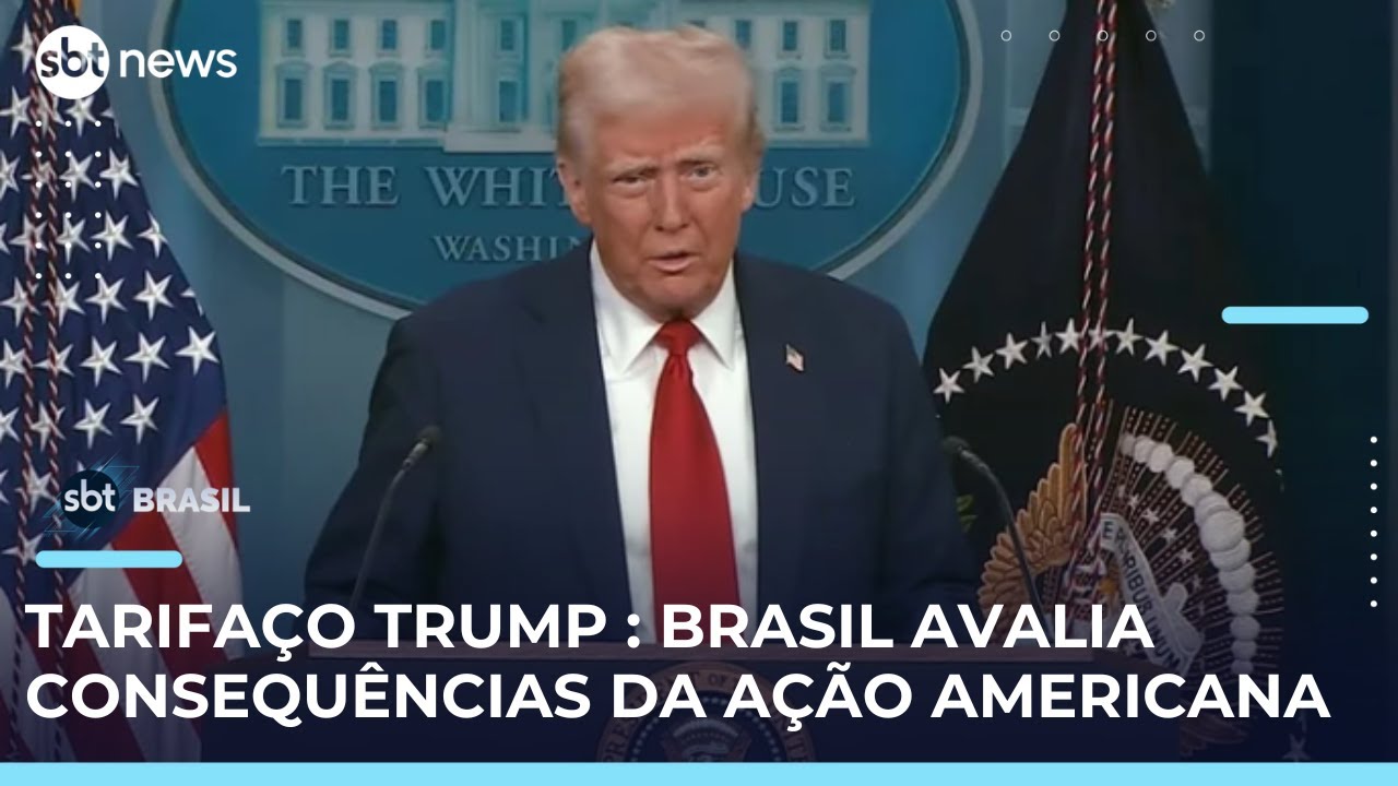 Trump crítica STF e cita suposta perseguição do Supremo em medida econômica | SBTBrasil
