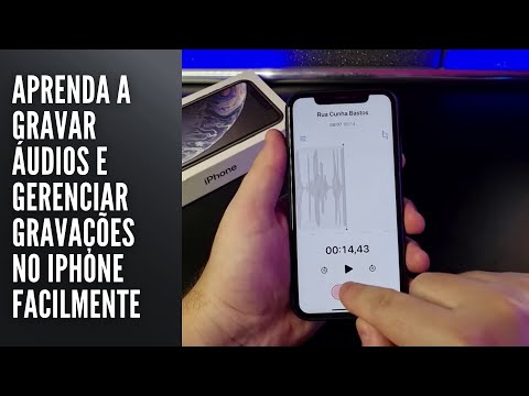 Aprenda a gravar áudios e gerenciar gravações no iPhone