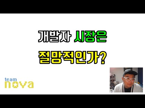 현재 개발자 시장은 절망적인가?