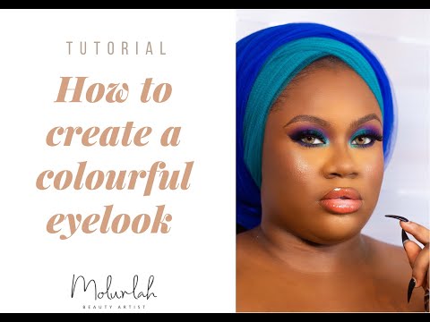 HOW TO CREATE A COLOURFUL EYELOOK