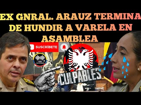 EX GNRAL VICTOR ARAUZ TERMINA DE HUNDIR A LA MADRINA VARELA EN LA ASAMBLEA NOTICIAS RFE TV