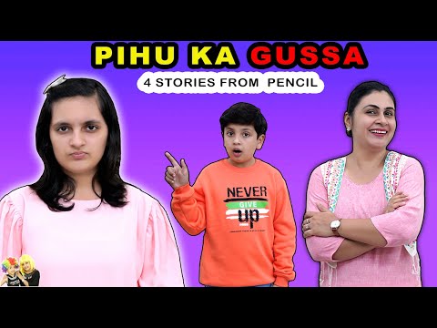 PENCIL KI STORY | 4 Short Movies in One | Aayu and Pihu Show