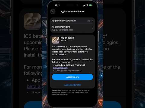 È uscita iOS 27 Beta 2! Le novità segrete 🚨 #shorts #ios27 #iPhone