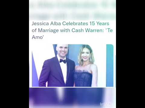 Jessica Alba Celebrates 15 Years of Marriage with Cash Warren: 'Te Amo'